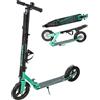 RAVEN Scooter Monopattino per bambini adulti | pieghevole | regolabile in altezza | cinghia di trasporto | campanello | portabottiglie | Ruote gonfiabili