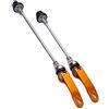 XFGtureIO Rilasci Rapidi per Bicicletta Spiedini del mozzo della Ruota in Bicicletta Anteriori Assi di Rilascio rapido MTB ASSE a Leva Clip for Bici da Strada 145/175mm