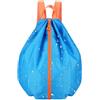 Générique Zaino Impermeabile Borsa Leggero con Cordino Portatile, azzurro | Backpack ed escursioni Avventure all'aperto Campeggio Rucking Motociclette Barca Notte Città Scuola Ufficio