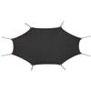 Generic Copertura parasole per trampolino, ottagonale, in tessuto PU | Tessuto di blocco del calore, bordo rilegato, chiusure a corda, installazione senza attrezzi, 10 12 opzioni da 4,3 m