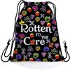 Generic Sackpack Cinch Black Descendants Sportiva Sacche Adulti 36x42cm | Sacca Zaino Sportivo Carino Zaino Sportiva per Regalo Best Friends Palestra