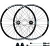 LSRRYD 26 27.5 29 Set di ruote permountain bike 15 * 100mm/12 * 142mm Ruote anteriori posteriori MTB a perno passante cuscinetti sigillati cassetta 7-12 velocità Cerchio a doppia parete A/V