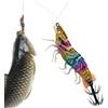 Generico Esca Per Calamari Esche 8 Cm Ad Affondamento Lento Con Polpo | Fosforescente Design Realistico Gamberetto Artificiali Calamari Pesca Acqua Salata Per Pesca Mare Sottomarino Laghi Fiumi