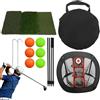 Générique Rete da allenamento da golf in nylon pieghevole | Rete di pratica con allenamento di precisione distanza swing interno esterno adolescenti principianti