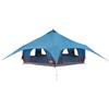 Generic Tenda Familiare 18 Persona Blu, 540 x 540 x 335,0 cm, Poliestere 185T | Pali in fibra di vetro, corde di ancoraggio, picchetti, borsa trasporto, design in mesh, 16 kg