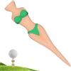 Generic Divertente Golf Tees per gli uomini Bikini Golf Practice Tees | Portatile Novità Attrezzature Sportive per Uomini Donne Principianti Golfer Driving Range Pratica Corso Backyard