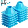 Generic Coni da calcio per allenamento, 10,2 x 5,1 cm, 12 pezzi, impilabili | Cono sportivo per allenamento di agilità, per allenatori, atleti, basket, ciclismo, motociclismo, traffico, guida