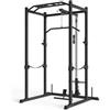 Atletica R5-Vega Power Rack | Power Cage con tirante | Multi Grip barra per trazioni di sicurezza, J-Hooks & Weight-Pins | Altezza 213 cm | Disponibile in due altezze