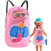 Generico Borsa Da Piscina Impermeabile Regolabile Grande | Zaino da Nuoto e Spiaggia per Bambini Campo Estivo Outdoor Palestra Viaggi Vacanza Attrezzatura Abbigliamento Asciugamano