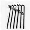 Generic Raggi per Bicicletta,Raggi per Ruota Raggi per Bicicletta Elettrica 12G 2,5 mm in Acciaio al Carbonio con Nippli, Ricambio per Motore E-Bike