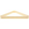 BESPORTBLE Triangolo da Biliardo in ABS Bianco per Set da 9 Palle | Supporto Triangolare Semplice ed Elegante, Setup di Break Costante, per Sale da Biliardo e Tornei