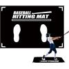 Generic Tappetino da baseball antiscivolo per colpire il tappetino da baseball | stuoia del tappeto erboso della scatola delle pastelle di 90x60cm, rifornimenti all'aperto di addestramento di baseball per