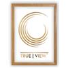 TRUE | VIEW DESIGN TrueView Cornice per Foto 22x28 cm Rovere Rustico | Dimensioni a Scelta | Vetro Acrilico | Cornice in Legno per Foto, Immagini e Certificati | Per Studio, Soggiorno e Camera da Letto