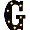 Fancysky Lettere LED Luminose 22 cm Nero, G | Atmosfera Romantica, Laurea e Festival, Feste ed Eventi, Lettere Luminose, Halloween Natale