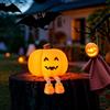 YISSVIC Halloween Decorazioni Luce Notturna Bambino Zucca Halloween Silicone Ricaricabile Tipo C con Timer Regalo Bambino Sorriso