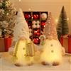 Jiahuade 2 gnomi di Natale a LED, altezza 29 cm, decorazione natalizia | Gnomo natalizio a LED, grande illuminato, decorazione natalizia