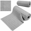 Thryvix 50 Pezzi Panni in Microfibra in Rotolo, Panni per Pulizia Staccabili 30 x 30 cm, Riutilizzabili Senza Pelucchi per Auto, Cucina, Bagno, Vetri, Ufficio e Casa Quotidiana