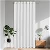 Joydeco Tende Oscurante per Interni 1 Pezzi L 132 x A 210 CM, Tenda Porta Termiche Isolante con Occhielli per Soggiorno e Camera da Letto Moderne, Bianco