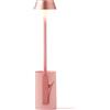 Lexon MIMI Lampada da Lettura Clip Libro, LED Colorata con Braccio Flessibile, Touch Control, Ricaricabile USB-C, Supporto da Tavolo Incluso - Rosa