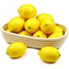 Tachypno 9 Pezzi Artificiale Giallo Limone, 9.5 x 6.8cm Limoni Artificiali | Riutilizzabile Limoni Gialli Artificiali, Finti Limone per Decorazione da Tavola Cucina Ghirlande Accessori Fotografici