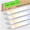 ALUSSO 4x Plafoniera LED Lineare Soffitto 120cm Neon Integrato Lampada | 40W 4800lm Super Luminosa, 3CCT Selezionabili Colore 3000K/4500K/6500K, IP20 Luce Tubo per Parete, Garage, Negozio, Magazzino