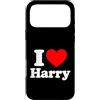 I Love Harry Fun Tees and Gifts Custodia per iPhone 17 Pro Max I Love Heart Harry Design for Men Women