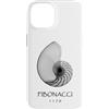 Delta12Designs Custodia per iPhone 14 Fibonacci, nato 1170 - Nautilus Spiral Shell X-Ray