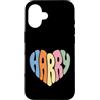 Retro Harry Heart Tees and Gifts Custodia per iPhone 16 Retro Harry Heart Design for Men Women Kids