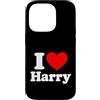 I Love Harry Fun Tees and Gifts Custodia per iPhone 14 Pro I Love Heart Harry Design for Men Women