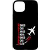 Departure Chapter Aviation Retirement Custodia per iPhone 15 Plus Ritirato 2028 Alfabeto fonetico Pilota di aeroplano Pensionamento