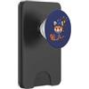 Magic Lover Fantasy Fans Animal Wizards Red Panda Mago Cappello Mago Stellato Arcano PopSockets PopWallet per MagSafe