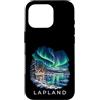 Nordic Skies Travel T-shirt Co. Custodia per iPhone 16 Pro Tour delle vacanze in Lapponia Aurora Borealis Crociera Souvenir Viaggio