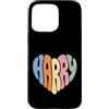 Retro Harry Heart Tees and Gifts Custodia per iPhone 15 Pro Max Retro Harry Heart Design for Men Women Kids