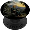 Clavis Artis Esoteric Occult Sun Sol Sym Alchimista che ha raggiunto l'illuminazione Arte Vintage PopSockets PopGrip Adesivo