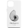 Delta12Designs Custodia per iPhone 13 Fibonacci, nato 1170 - Nautilus Spiral Shell X-Ray