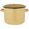 VASO SMALTATO, DRITTO, LISCIO, 22 CM, 6 L, CREMA