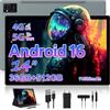 WOREGOO 14 pollici Android 16 Tablet, 5G WiFi e 4G LTE Touch, 36GB RAM+512GB ROM (1TB TF), Octa-Core/Display 2000 * 1200HD 2K/BT5.0/13MP + 8MP/11580mAh/GPS con custodia e stilo, Grigio