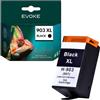 EVOKE 903 XL Inchiostro compatibile con HP officejet 6900 6950 6960 6970 6975 6860 Nero (nero) 1910 pagine 50 ml