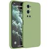 HAFFAN Custodia in Silicone TPU Compatibile con OnePlus 9 Pro (6.7 inches), Cover Case Protettiva per Cellulare - Verde Matcha