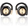 flexman Cuffie Senza Fili per Sport, Auricolari BT V5.0 Chiamata Binaurale, Auricolare Wireless Stereo Doppio Canale Flessibile Regolabile, Cuffie Pendenti Gomma con Cancellazione Rumore Cuffiette