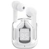 Mediawave Store - Cuffie Ultrapods Max, Auricolari Bluetooth 5.3 Wireless Hi-Fi, Cuffie Bluetooth con Display LED e Cancellazione del Rumore, Cuffie Senza Fili per iOS e Android (Bianco)