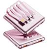 Sungive Power Bank 20000mAh con Cavi Multi-Integrati, Ricarica Rapida PD 22.5W, Fino a 6 Dispositivi Contemporaneamente, Compatta e Leggera（Oro rosa）
