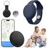 ElLLYYE Localizzatore GPS per Bambini, Localizzatore per Bambini in Tempo Reale Compatibile con iOS e Android, Riproduzione del Percorso di 7 Giorni, Cinturino in Silicone con Copertura Impermeabile (Blu)