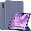 QJONSIU Cover per Lenovo Yoga Tab Plus Gen2 13, Morbido TPU, Purple | Protezione Anturto, Funzione di Supporto, Attivazione/Disattivazione Automatica, Antimpronta, Antigraffio