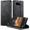Chseheht Cover per Google Pixel 11/11 Pro(6.3),Premium PU Leather Custodia Portafoglio,[RFID Blocker][Card Slot][Kickstand] Magnetic Flip Wallet Case,per Google Pixel 11/11 Pro 5G-Nero