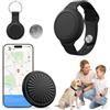 ElLLYYE Localizzatore GPS per Bambini, Localizzatore per Bambini in Tempo Reale Compatibile con iOS e Android, Riproduzione del Percorso di 7 Giorni, Cinturino in Silicone con Copertura Impermeabile (Nero)