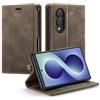 Chseheht Cover per Samsung Galaxy Z Fold 8(7.6),Premium PU Leather Custodia Portafoglio,[RFID Blocker][Card Slot][Kickstand] Magnetic Flip Wallet Case,per Samsung Galaxy Z Fold 8 5G-Caffè