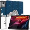 LMFULM® Custodia per Lenovo Tab K11 Plus TB-352FU (11,45 pollici), in pelle PU, sottile, leggera, guscio protettivo con funzione di accensione e spegnimento automatico, custodia a portafoglio con