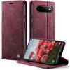 Chseheht Cover per Google Pixel 11/11 Pro(6.3),Premium PU Leather Custodia Portafoglio,[RFID Blocker][Card Slot][Kickstand] Magnetic Flip Wallet Case,per Google Pixel 11/11 Pro 5G-Rosso