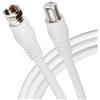 Maplin Prolunga per cavo satellitare, 5 m, cavo coassiale tipo F maschio a femmina tipo F